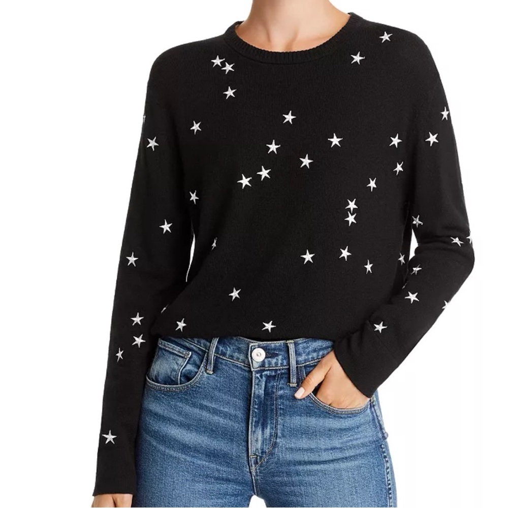 Equipment Embroidered Star Sweater